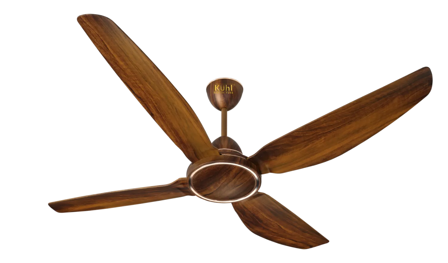 E4 Blade Brise Kuhl Fan [205, Teak]