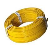 RR KABEL UNILAY HR FRF PVC Insulated Flexible Copper Wires & Cables for Domestic/Industrial Electric | Home Electric Wire | 90M [6.00 sq. mm, Yellow]