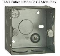 L&T Entice GI Metal Box - 3M (Pack of 45)