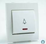 Adora Vinay FL 6A Bell Push Switch With Indicator