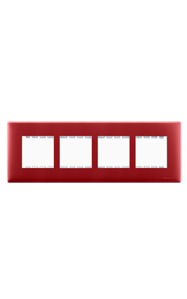 LEO L2 8M Horizontal Vibrant red Plate