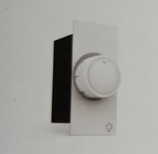 DIMMERS 400W FAN REGULATORS WHITE 1 MODULE [White]