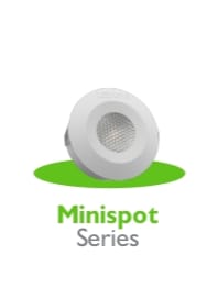 2 WATT MINISPOTLAMP ROUND V3 (GREEN)