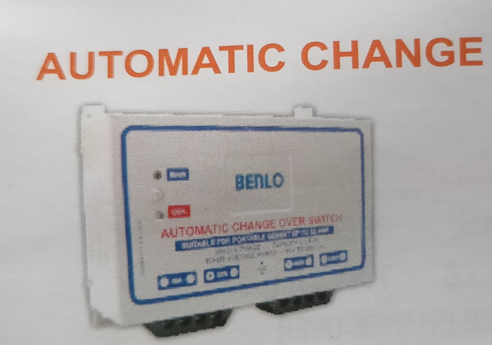 32 AMP AUTOMATIC CHANGE OVER SWITCH DP