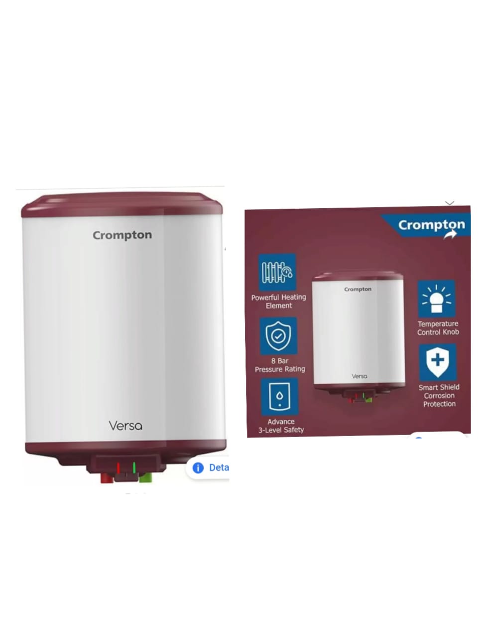 CROMPTON WATER GEYSER VERSA 25 LITRE