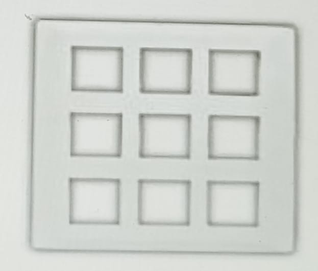 L&T entice 16M Grid Frame + 16M Cover Plate (Pack of 4)