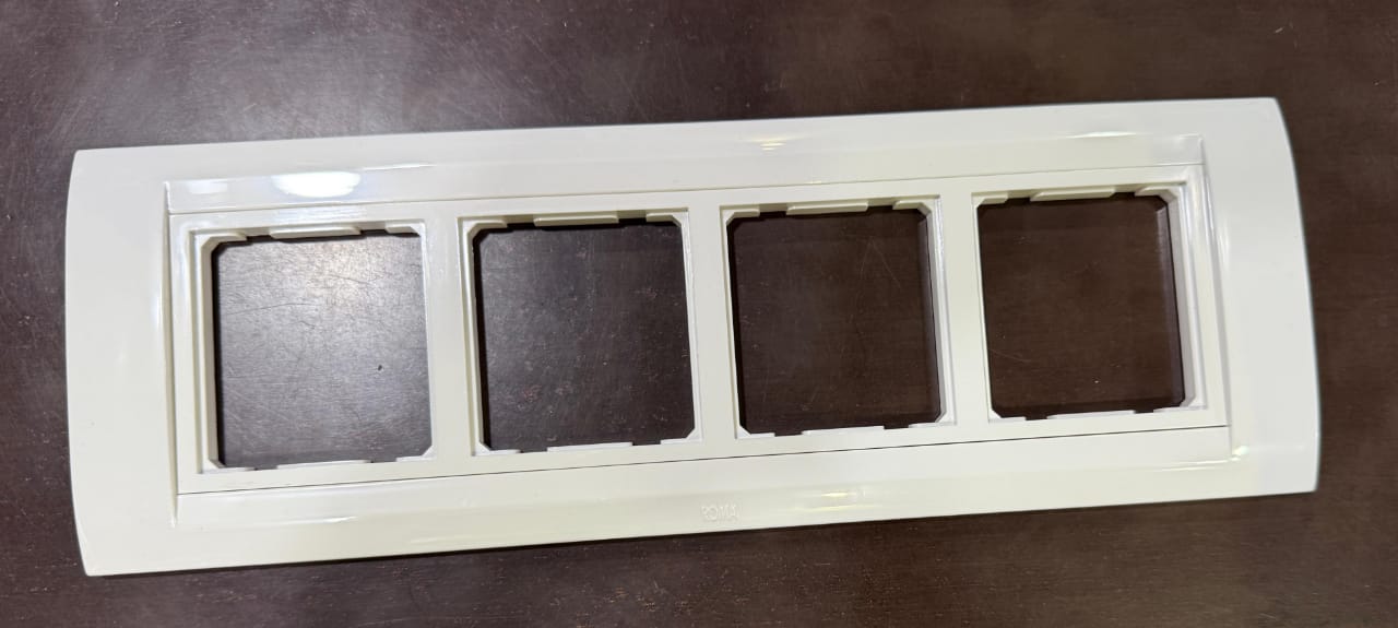 ANCHOR ROMA TRESA PLATE 8 MODULE RECTANGULAR