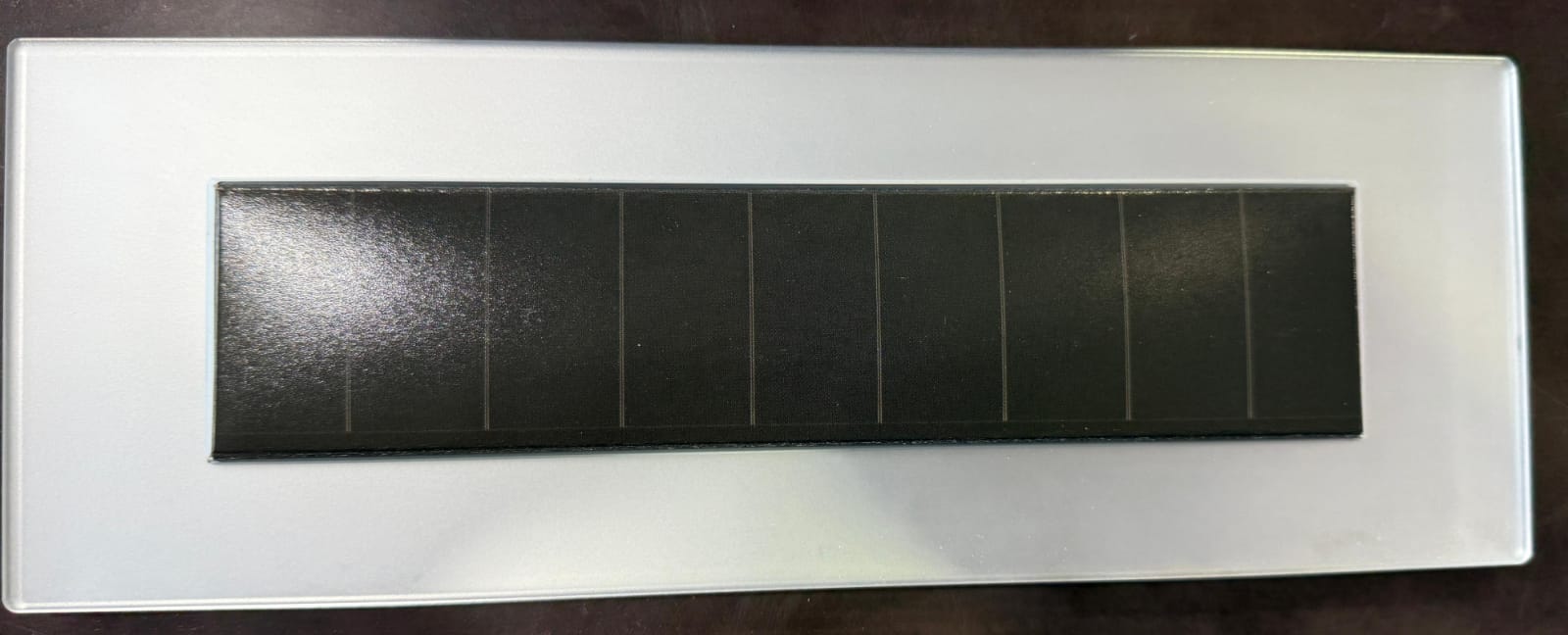 LEO FROST SILVER  COVER PLATE H8 MODULE