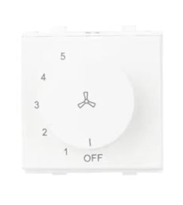 ANCHOR ROMA URBAN WHITE  100W 5 STEP FAN REGULATOR 2M