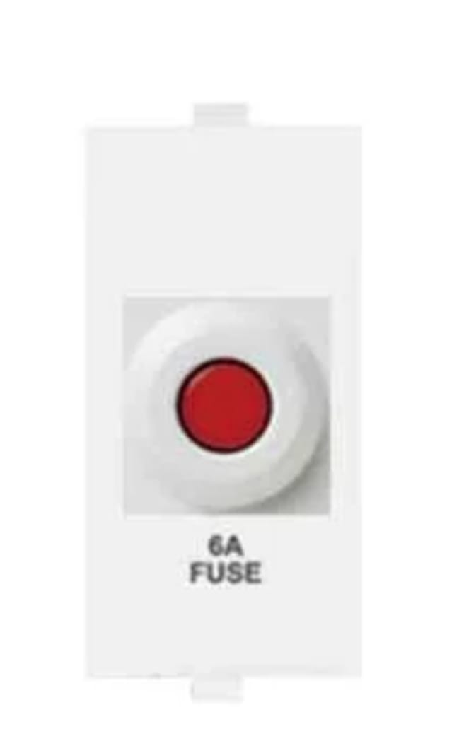 ANCHOR ROMA URBAN WHITE 6A/16A RESETTABLE FUSE
