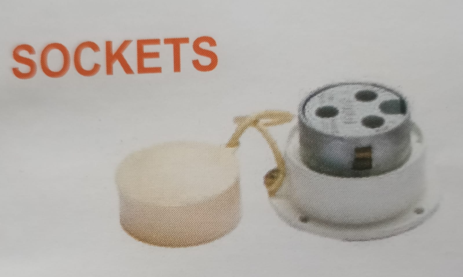 ANCHOR ROMA URBAN WHITE  6A 3 PIN ROUND SOCKET 2M