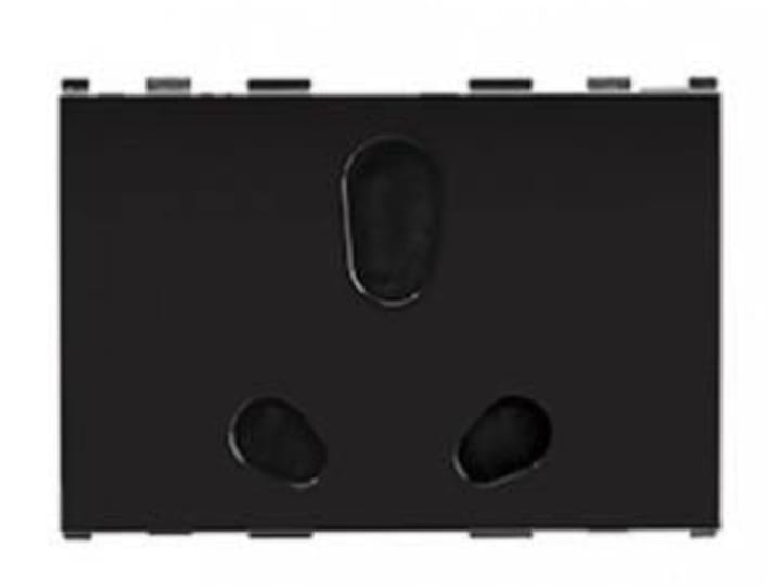 ANCHOR ROMA URBAN BLACK/ SILVER  6/16A TWIN SOCKET 2M